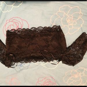 Forever 21 laced crop top